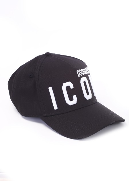 Shop DSQUARED2  Cappello: DSQUARED2 Logo baseball cap.
Baseball cap in gabardina di cotone.
Lettering "DEAN & DAN CATEN" ricamato sul retro.
Lettering "DSQUARED2 ICON" ricamato sul davanti.
Cinturino regolabile sul retro.
Composizione: 100% Cotone.
Fabbricato in cina.. BCM0412 05C00001-M063